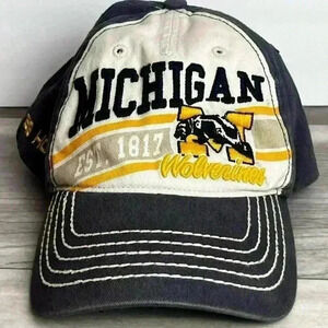 Michigan Wolverines ‘47 College Vault Fitted Hat Large The Franchise Big House